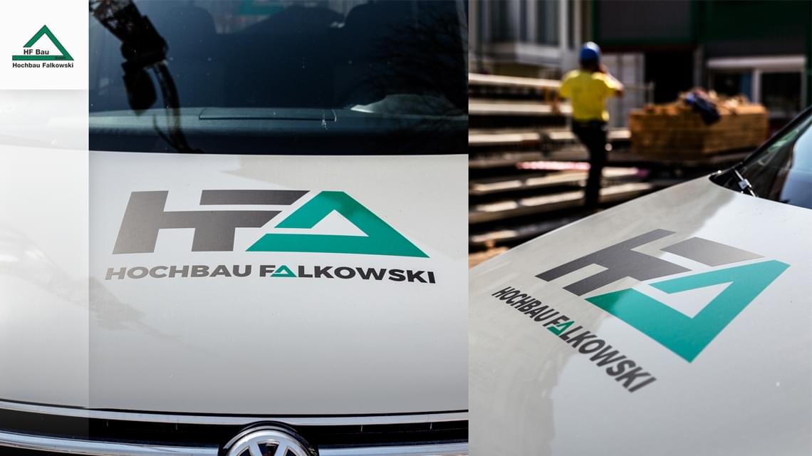 Hochbau Falkowski Logodesign Referenz