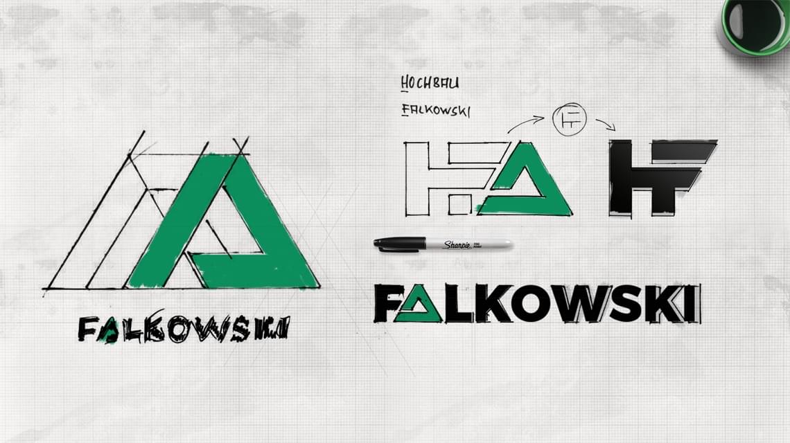 Hochbau Falkowski Berlin Logodesign Referenzen