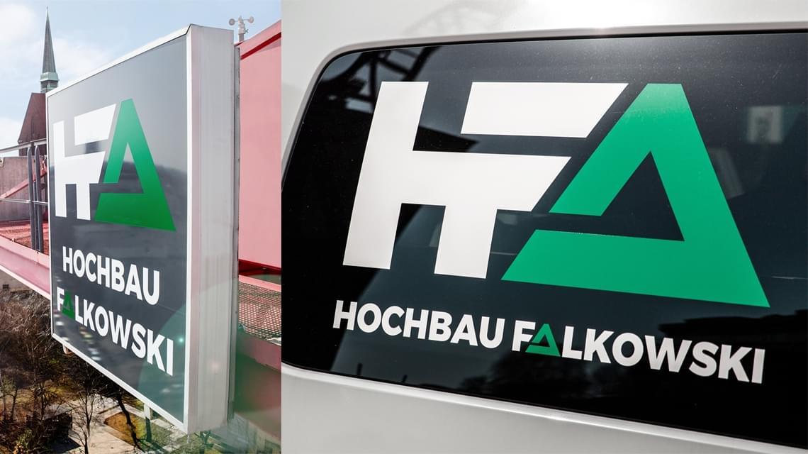 Hochbau Falkowski Berlin Logodesign Referenzen