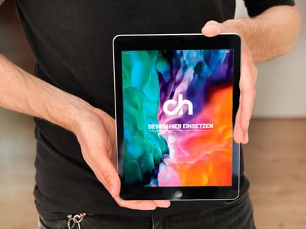 ipad schwarz photoshop psd mockup download