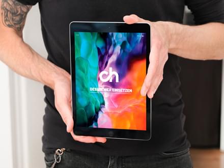 ipad schwarz photoshop psd mockup download