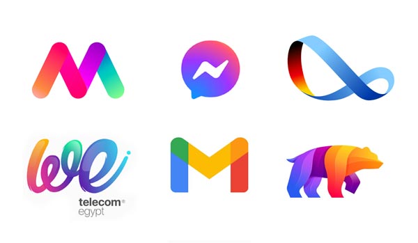 gradient logos 2021 trends